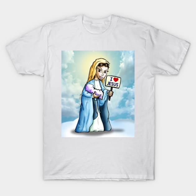 I love Jesus T-Shirt by CIZDIBUJOS